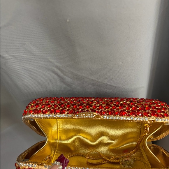 Coca Cola Red and White Crystal Clutch